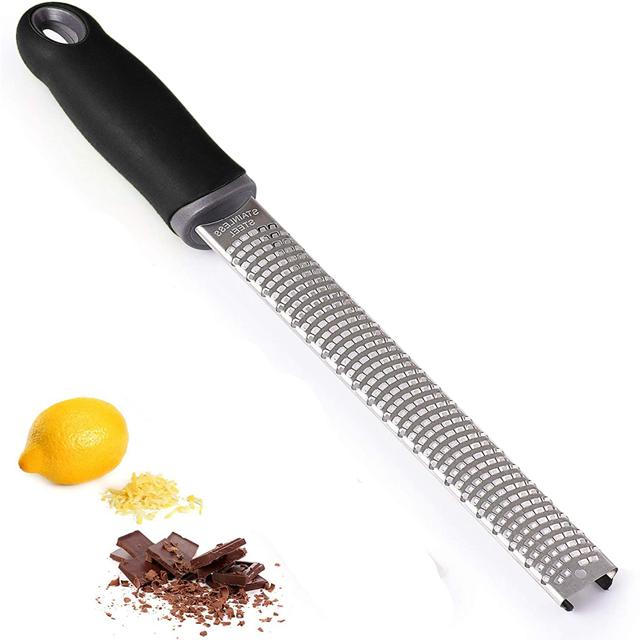 Cuchillo de afeitar multifunción de acero inoxidable 304 para queso y chocolate, para cítricos, queso duro, jengibre, chocolate, nuez moscada y trufas.