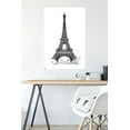 thumbnail image 4 of Line Art - Eiffel Tower Wall Poster, 22.375" x 34", 4 of 4