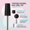 thumbnail image 6 of PANA USA 3/32" Tapered Barrel Carbide Nail Bit- (Medium Grit, DLC Black), 6 of 6