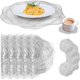thumbnail image 1 of Pink tableware (silver), set of 6 pieces, tableware 38 38 cm, adapter, 1 of 5