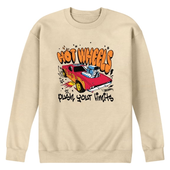 Hot Wheels - Push Your Limits - Men's Crew Fleece Sweatshirt