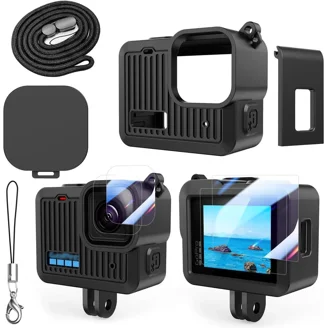 Action Camera Accessory Kit for GoPro Hero 8 7 6 5 4 3+ & Other
