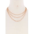 thumbnail image 2 of 3 Simple Metal Chain Layered Necklace, 2 of 2
