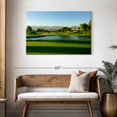 thumbnail image 3 of Elephant Stock Golf Course In Palm Springs Ca Wall Art - Horizontal Canvas Wall Art - Living Room Wall Decor - Sports Canvas - Blue And Green Decor - 45" x 30", 3 of 8