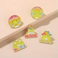 thumbnail image 3 of GKNET Cartoon Animal Brooch Christmas Frog Enamel Backpack Badge Xmas Cute Lapel Pins-5, 3 of 9