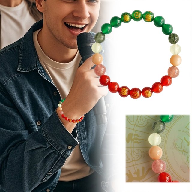 Natural Five Bracelet With Rutilated Quartz Tiger's Eye & Stones Energy Balancing Wealth Hand Chain For Men And Women Jewelry for Women Set Pearl Bracelet Set Small Earrings for Women Digital Men