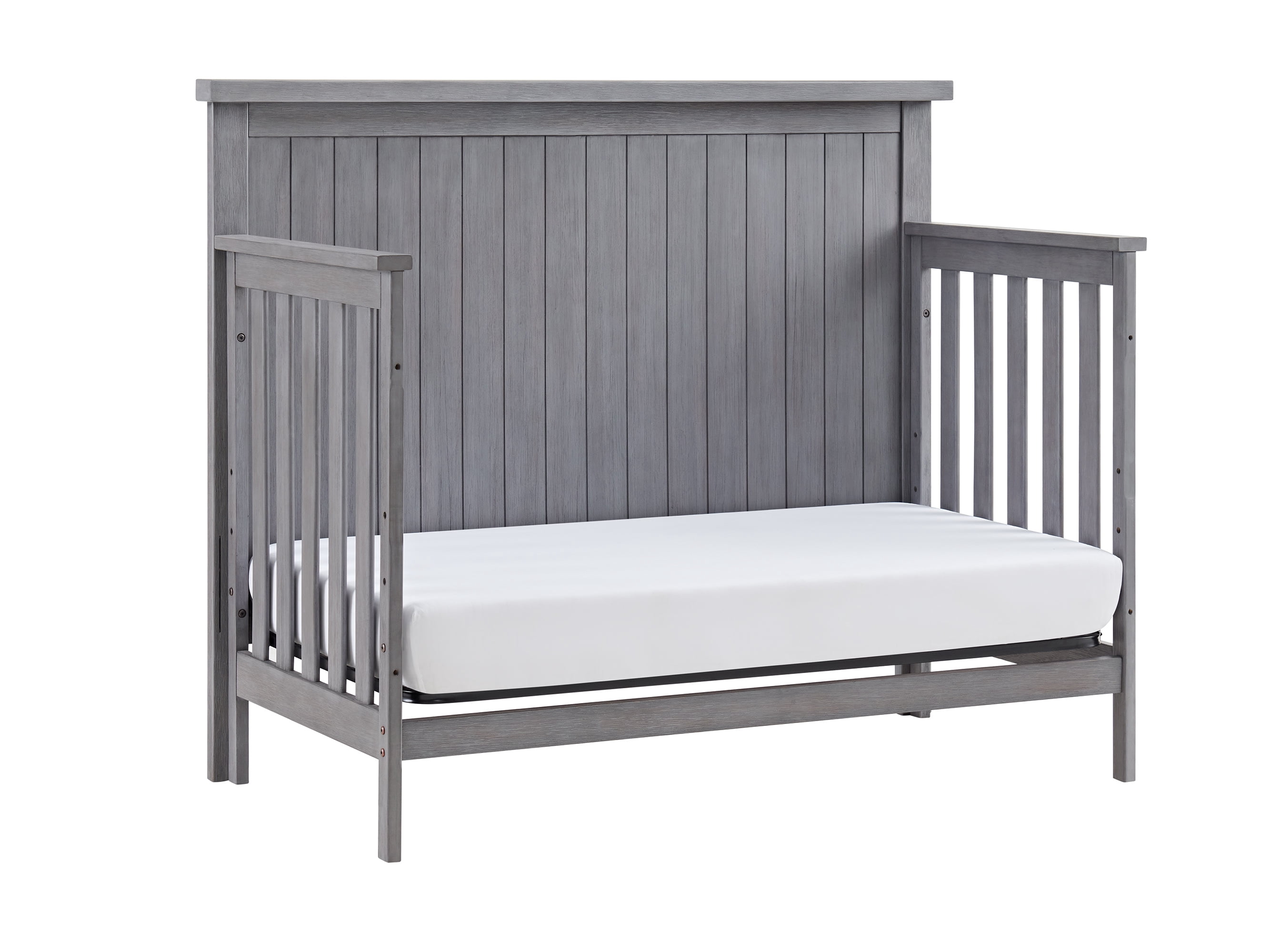 Soho Baby Everlee 4-in-1 Convertible Crib, Graystone