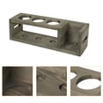 thumbnail image 5 of Rustic 4 Bottle Wine Rack Freestanding Storage Rack Countertop Wine Storage Rack Solid Wood, 5 of 5