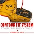 thumbnail image 5 of Franklin Sports Field Master Baseball + Softball Glove, 13 in, Black/Tan, Right Hand Throw, 5 of 7