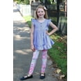 thumbnail image 2 of Millie Loves Lily Girls Purple & Periwinkle Tops and Leggings Set,Big Girls, Size 10 (4-PCS), 2 of 8
