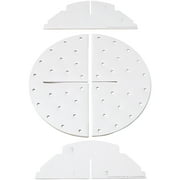 حامل وحامل تزيين Wilton Cake Pops، أبيض، 12 × 1.75 بوصة.