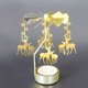 thumbnail image 5 of Candelero giratorio giratorio Banquete de boda Decoración del hogar de Navidad Candelabro de candelita de metal sidaley HA1736-08B, 5 of 5