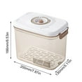 thumbnail image 2 of BLEEUS Vacuum Food Storage Container Fridge Organizer For Vegetable And Fruit Kitchen Daily Supplies (2.7l), 2 of 9