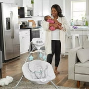 Graco Simple Sway Baby Swing with Plush Seat and Adjustable Speeds, Ivy
