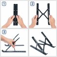 thumbnail image 3 of DTA21684 Accessoires de Données Mini Ordinateur Portable, Support de Tablette, Noir, 3 of 4