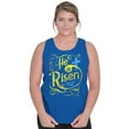 thumbnail image 4 of He Is Risen Jesus Christ Christian Tank Top Tee Shirt Women Brisco Brands M, 4 of 6
