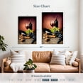 thumbnail image 4 of Elephant Stock Exquisite Red Wine Wall Art - Vertical Canvas Wall Art - Living Room Wall Decor - Food And Drink Canvas - Gray And Red Decor - 26" x 39", 4 of 8