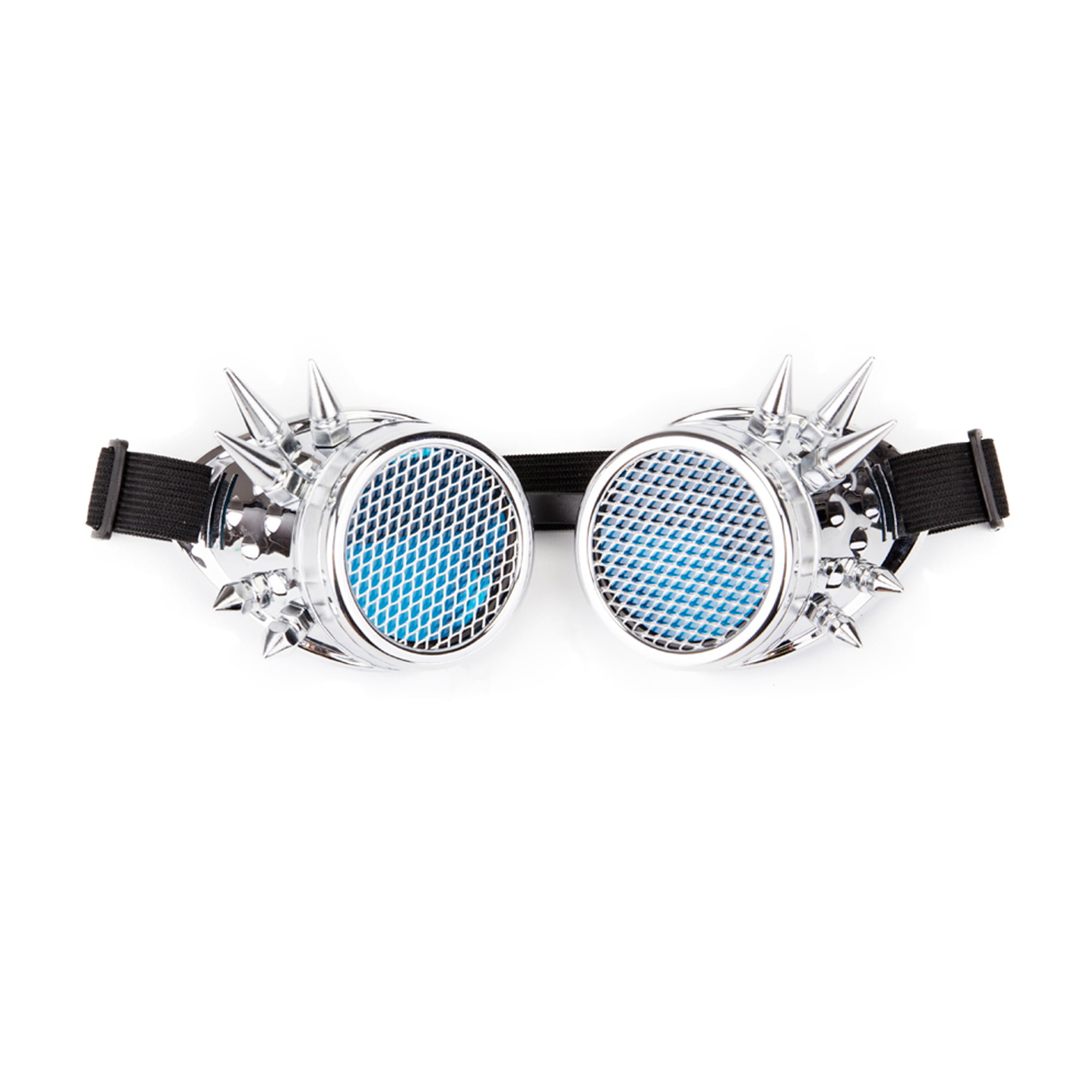 Lelinta Steampunk Kaleidoscope Goggles Rainbow or Barbed Wire Lens With Lights