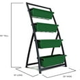 thumbnail image 4 of Outland Living Fernie Freestanding Vertical Garden, 4ft 4 Tier Elevated Planter Perfect for Herbs Succulents Vegetables and Flowers for Backyard and Patio, 4 of 5