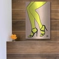 thumbnail image 5 of Luxe Metal Art 'Legs in Yellow' by Giuseppe Cristiano, Metal Wall Art, 12"x16", 5 of 9