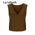 thumbnail image 5 of Lyrehush Workout Tops for Women V Neck Sleeveless Casual Crop Tank Top Yoga Gym Shirts Activewear, 5 of 9