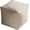 Cream, variant on Unstuffed Cube Ottoman Pouf Cover, Pouf Ottoman Cover No Filler Faux Leather Footstool Bean Bag for Storage Only Cover (Cream,17.7x17.7x15.7in)
