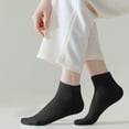 thumbnail image 3 of HongQid Breathable Mesh Ankle Socks for Women Soft Cotton Cushioned Daily Walking Casual Sock Pack Summer Thin Short Socks Odor Breathable Sweat-Absorbing Low-Cut, 3 of 6