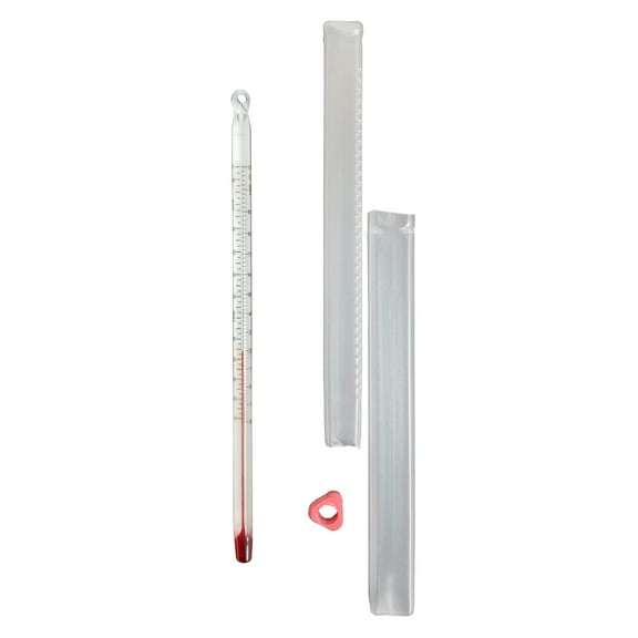 Thermometer, White-Backed, Double Scale Length 150mm