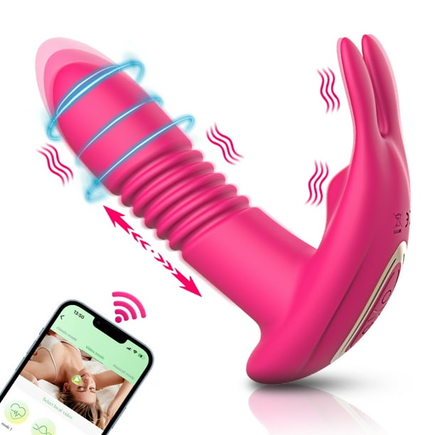 XBONP Thrusting Vibrator APP Wearable Sex Toys, Bluetooth Clitoral G-Spot  Stimulator with 9 Vibrating Modes for Women Pleasure, Vibrating Panty Adult
