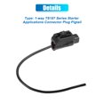 thumbnail image 4 of Unique Bargains 1-way TS187 Series Starter Applications Connector Plug Pigtail for Toyota Venza 2009-2015 No.9098011400, 4 of 6