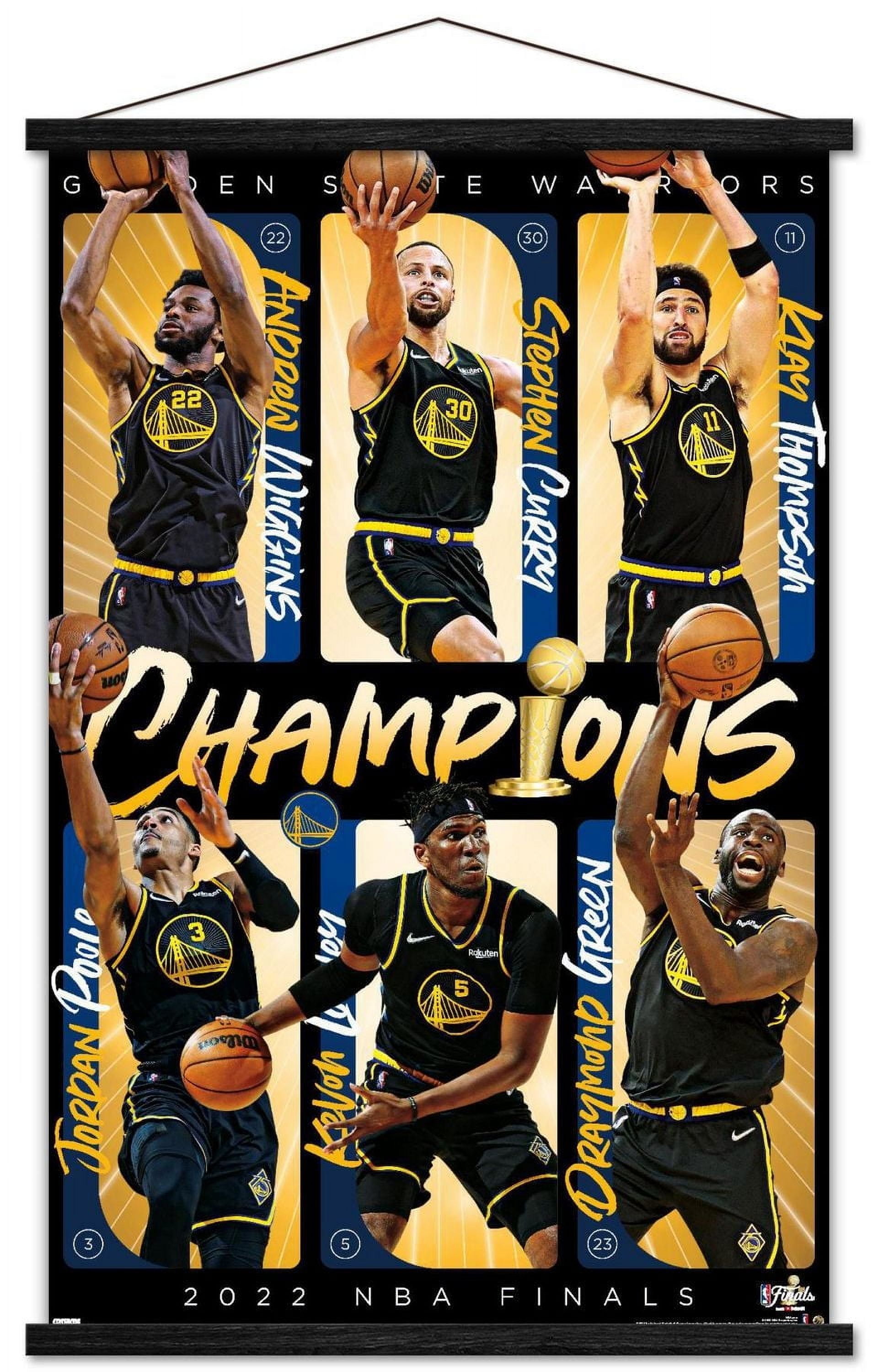 NBA Golden State Warriors - 2022 NBA Finals Champions Wall Poster