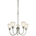 thumbnail image 2 of 43638NI-Kichler Lighting-Jolie - 5 Light Chandelier - with Transitional inspirations - 18.5 inches tall by 22 inches wide-Brushed Nickel, 2 of 2