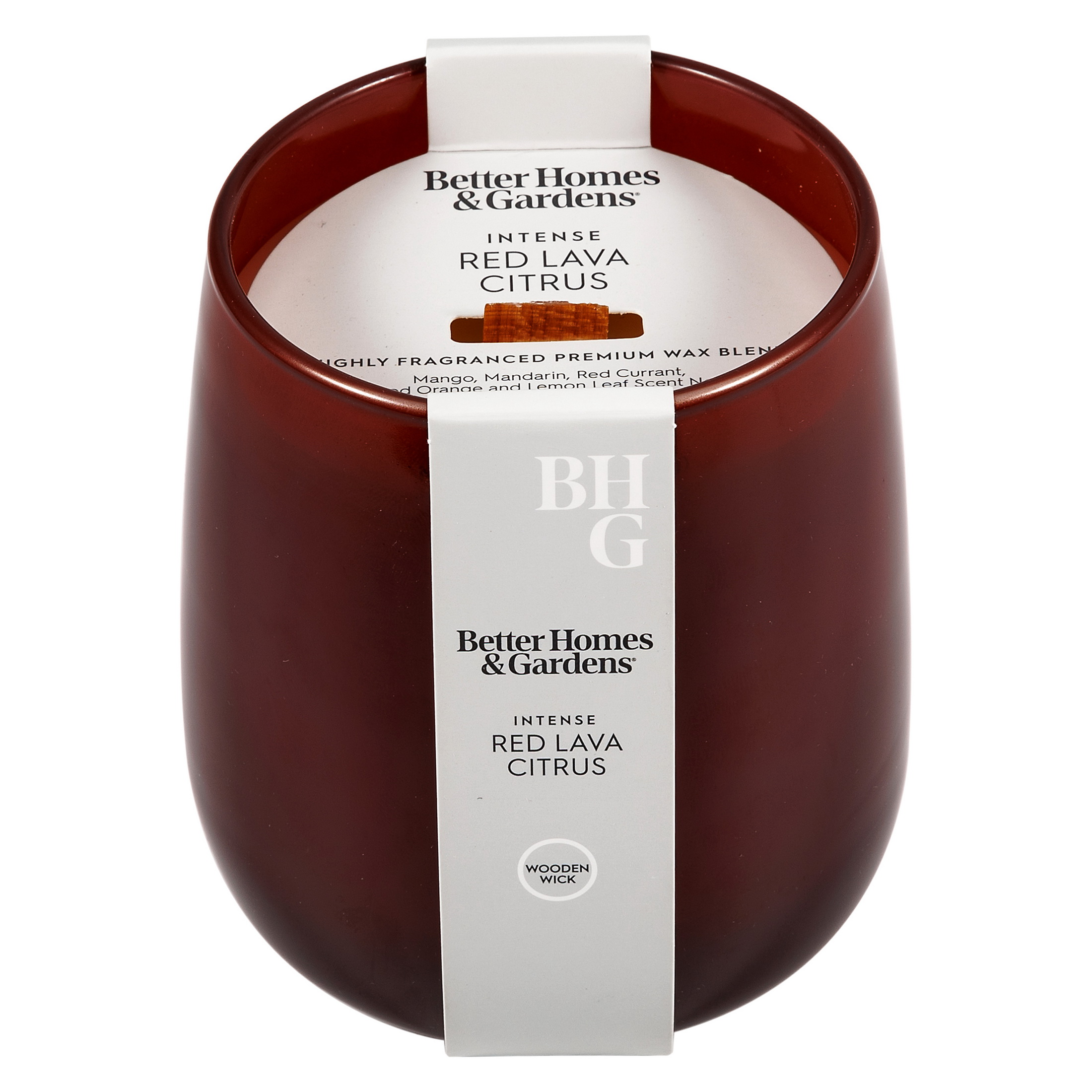 Better Homes & Gardens Red Lava Citrus 1-Wick Candle, 14.5 oz