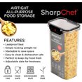 thumbnail image 3 of SharpChef Airtight Food Storage Container with Easy locking lids, Date Indicator, Leakproof, Kitchen Pantry Organization and Storage, BPA-Free, 3 of 5