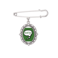 thumbnail image 1 of Daily Language Chat Goodbye Farewell Brooch Pin Dress Shirt Shawl Clips, 1 of 3