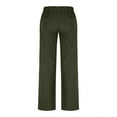 thumbnail image 6 of ManxiVoo High Waist Cargo Pants for Women Loose Fit Wide Leg Trousers for Travel and Hiking XXXXL Size Green, 6 of 8