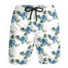 thumbnail image 1 of PMUYBHF Male White Jeans Mens Ripped Men's Beach Pants Short Cargo Pants Solid Stitching Pocket Pull Rope Shorts Fashion Hop Style Loose Pants Short, 1 of 3
