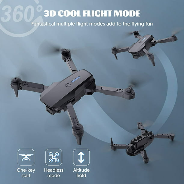 capitán Corchete Requisitos DIKTOOK RC Mini Drones with Camera for Adults 4k for Beginners Kids with  Live Video Camera Drones Support WiFi FPV - Walmart.com