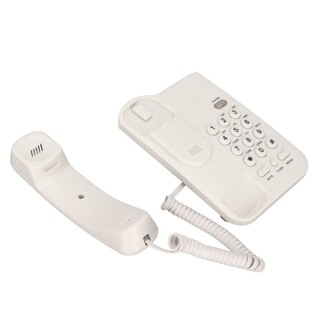 Teléfono de Línea fija, Teléfono de Pared Con Cablado de Pared de Material de Material de ABS Impermeable A Prueba de Agua A Prueba de Polvo Para La Oficina