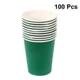 thumbnail image 2 of 100pcs Colorful Disposable DIY Paper Cups Thicken Children Handcraft Art Material (Green), 2 of 6