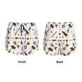 thumbnail image 3 of Wukai Carpenter tools Print Women' double-layer Shorts for Athletic Gym Running Shorts with Phone Pockets-Large, 3 of 7