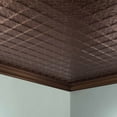 thumbnail image 7 of FASÄDE Traditional Style/Pattern 10 Decorative Vinyl 2ft x 4ft Glue Up Ceiling Panel in Galvanized Steel (5 Pack), 7 of 7