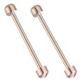 thumbnail image 4 of 2pcs Watch Screw Tube Rods Screw-in Watch Strap Link Rod Connect Rod Repair Tools for Watchmaker - 20mm Inner Diameter (Rose Goldr), 4 of 7