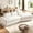 White|133 in, variant on Aukfa 112" Cloud Sectional Sofa Oversized Modular Boneless Couch Reversible L-Shaped Couch for Living Room, Chenille, Dark Gray