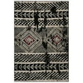 thumbnail image 2 of SAFAVIEH Adirondack Seth Geometric Area Rug, Black/Light Grey, 5'1" x 7'6", 2 of 7