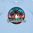 thumbnail image 4 of Inktastic Tropical Vacation Coastal Vibes Quote Girls Baby T-Shirt, 4 of 5