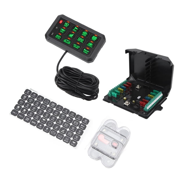 Caja de Control de Circuito ANGGREK Panel de Interruptor 12 Bandas IP65 Impermeable