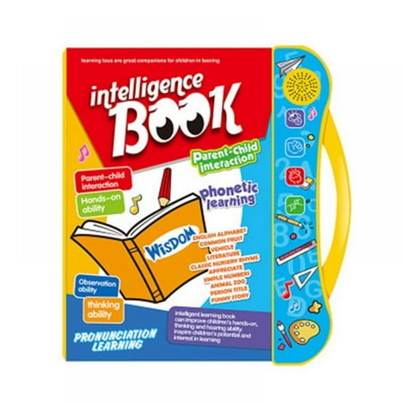 Baby Toddler Sound Book Toy Learning Educational Toys Toddler Games for 1-3 Year Old
