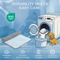 thumbnail image 5 of Dog Cooling Mat, Medium Cooling Mat for Dogs, Reversible Pad for Dog, 36" L x 23" W,Ocean Blue, 5 of 5