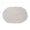 Light Gray & White, variant on Leslie Country Turquoise & White Area Rug Half Circle 20" x 40" Half Circle